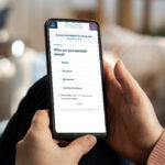 Nursing home neglect warning signs quiz on a smart phone.